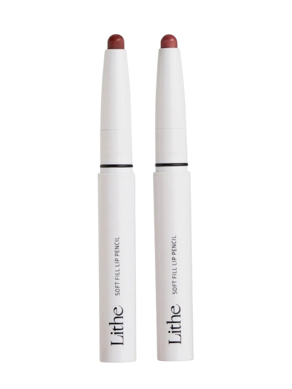 3/$25 Lithe Beauty Soft Fill Lip Pencils in Dusk & Scarlet